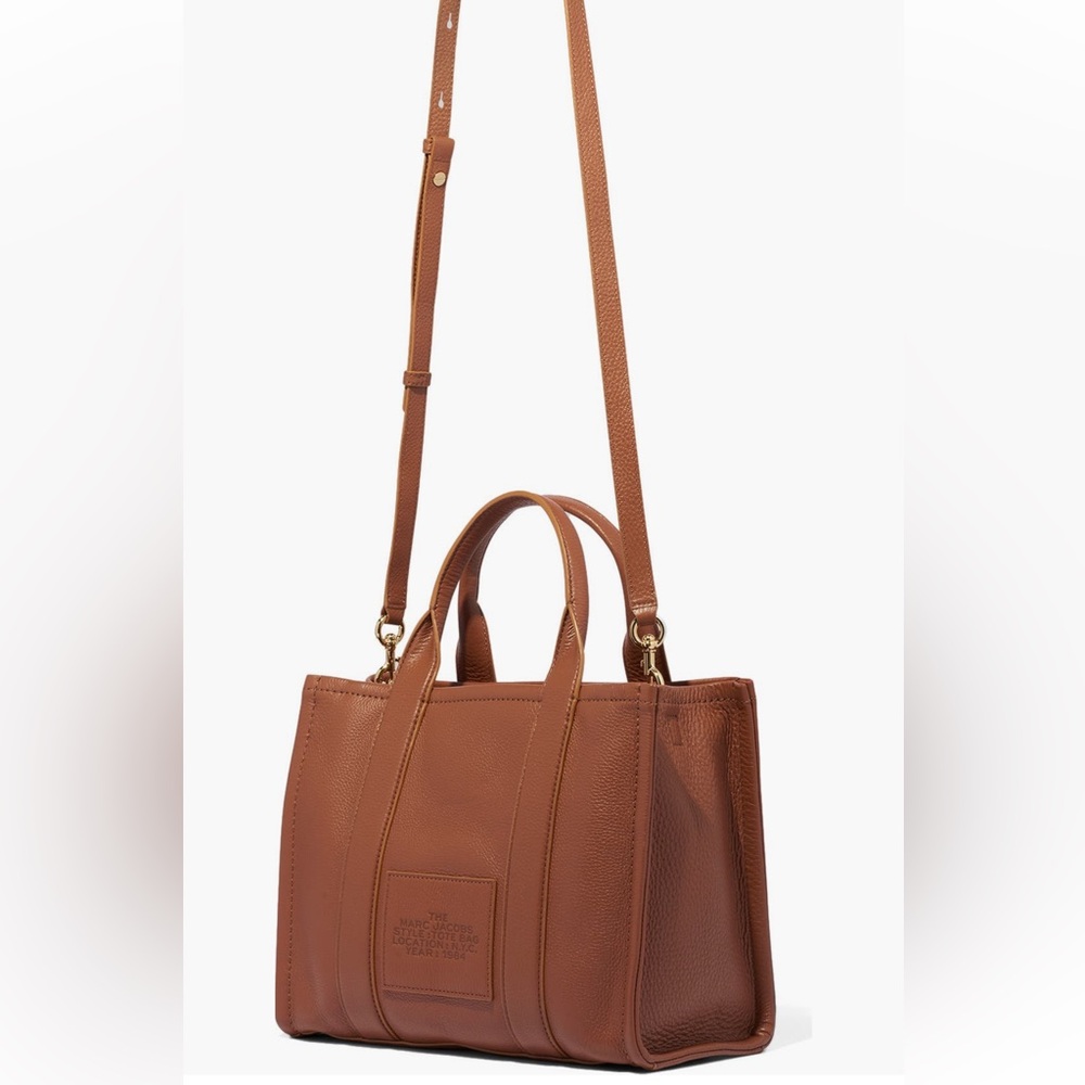 Marc Jacobs The Leather Medium Tote Bag - Picture 3 of 14